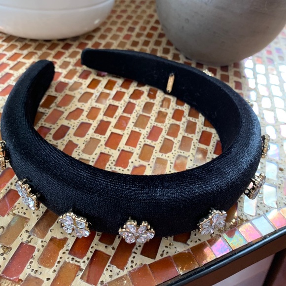 sugarfix Accessories - Sugarfix BaubleBar Crystal Studded Velvet Headband